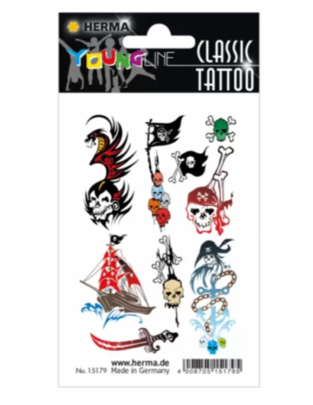 Αυτοκόλλητα Τατουάζ Herma Tattoo Πειρατές