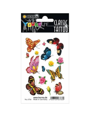 Αυτοκόλλητα Τατουάζ Herma Tattoo Πεταλούδες