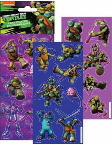 Αυτοκόλλητα Laser Ninja Turtles