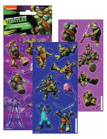 Αυτοκόλλητα Laser Ninja Turtles