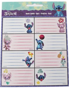 Stitch Ετικέτες Τετραδίων 8x2cm 16τμχ