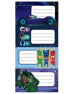 Αυτοκόλλητες Ετικέτες PJ Masks 20τμχ