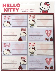 Αυτοκόλλητες Ετικέτες Hello Kitty 16τμχ