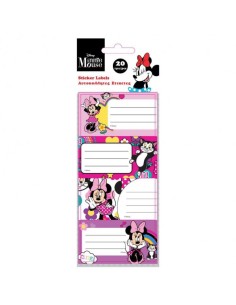 Αυτοκόλλητες Ετικέτες Minnie 20τεμ