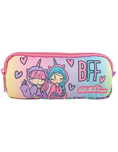 Must Best Friends Forever Κασετίνα Βαρελάκι με 2 Θήκες