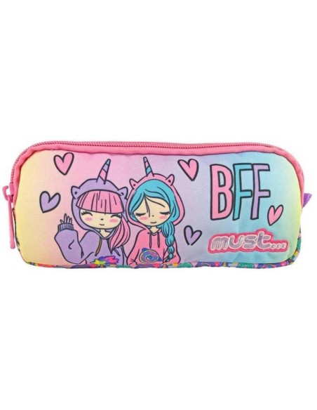 Must Best Friends Forever Κασετίνα Βαρελάκι με 2 Θήκες