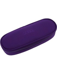 Κασετίνα οβάλ Polo Case Box Cord Μωβ