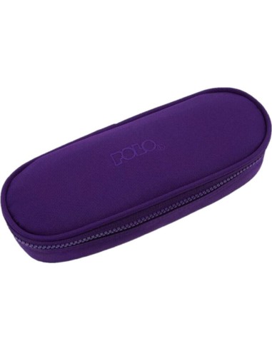Κασετίνα οβάλ Polo Case Box Cord Μωβ