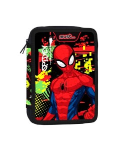 Κασετίνα Διπλή MUST Spiderman Γεμάτη