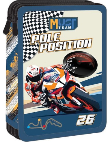 Κασετινα Διπλη Γεματη Must Team 15x5x21 Pole Position