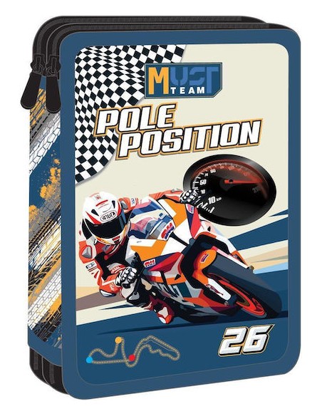 Κασετινα Διπλη Γεματη Must Team 15x5x21 Pole Position