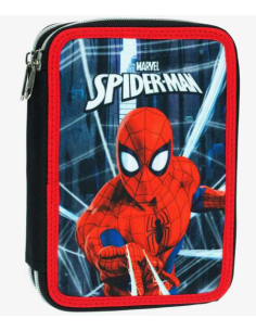Κασετίνα SpiderMan Διπλή Γεμάτη