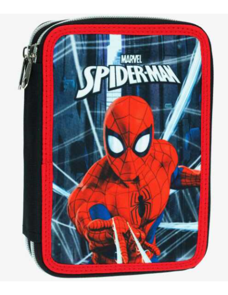 Κασετίνα SpiderMan Διπλή Γεμάτη