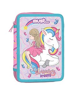 Κασετίνα Διπλή Γεμάτη Must Unicorn Dreams