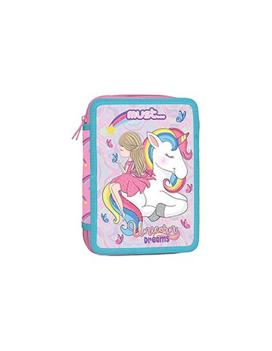 Κασετίνα Διπλή Γεμάτη Must Unicorn Dreams