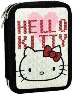 Κασετινα Διπλη Γεματη Hello Kitty