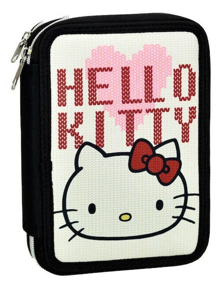 Κασετινα Διπλη Γεματη Hello Kitty