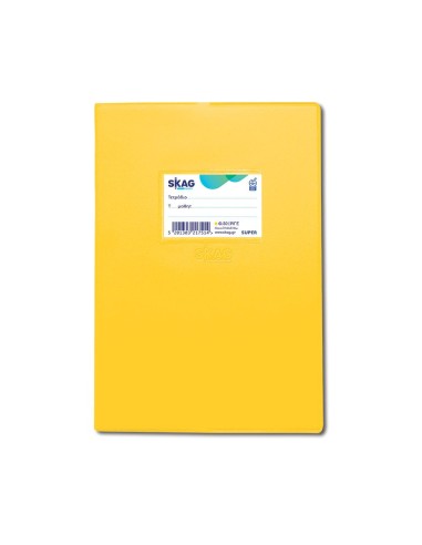 SKAG ΤΕΤΡΑΔΙΑ (SUPER) ΜΕ ΚΑΛΥΜΜΑ ΜΠΛΕ 17X25 ΡΙΓΕ 50Φ 80ΓΡ