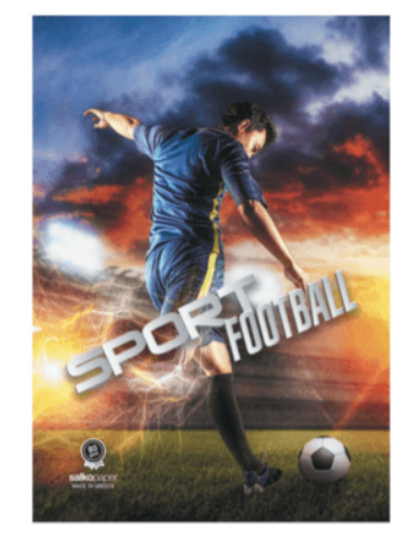 Τετραδιο κορφίτσα SPORT FOOTBALL