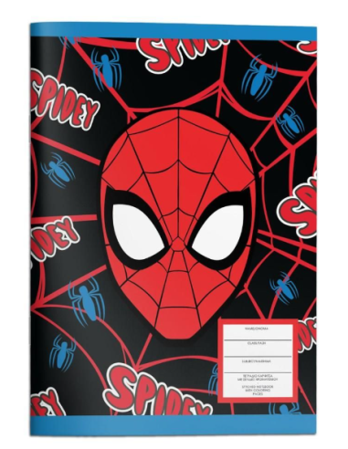 Τετράδιο Καρφίτσα 17×25 40Φ Spiderman