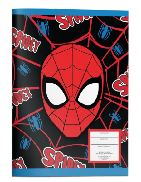 Τετράδιο Καρφίτσα 17×25 40Φ Spiderman