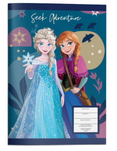 Τετράδιο καρφίτσα 17x25 Frozen 40φ