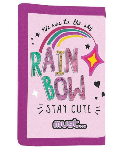 Must Team Παιδικό Πορτοφόλι με Σκρατς Rainbow