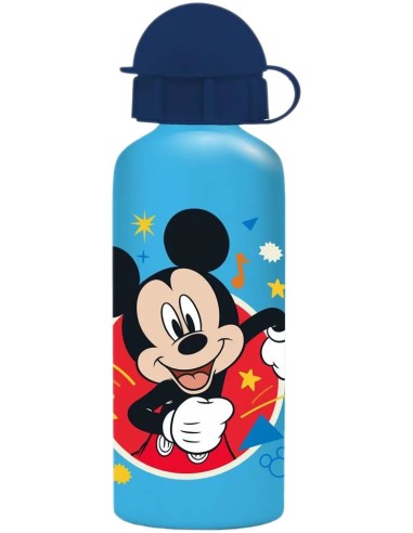 Must Σετ Πλαστικό Φαγητοδοχείο 800ml Και Παγούρι Αλουμινίου 500ml Disney Mickey Mouse