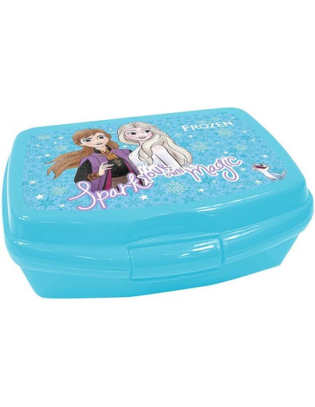 Disney Frozen Πλαστικό Παιδικό Δοχείο Φαγητού Frozen 0.6lt 16.5 x 12.5 x 6εκ.