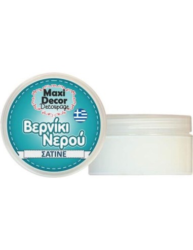 Βερνίκι Νερού Σατινέ για decoupage 100ml Maxi Decor