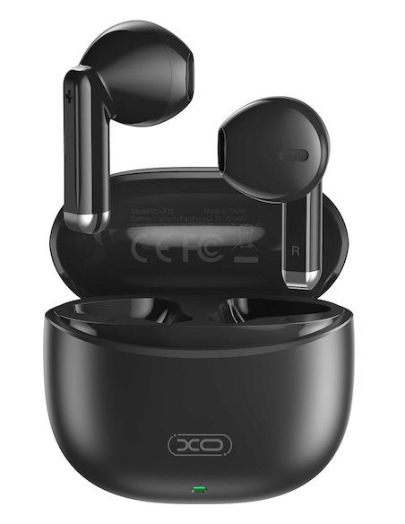 XO X33 Tws In-ear Bluetooth Handsfree Ακουστικά με Θήκη Φόρτισης Μαύρα