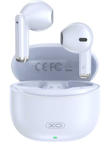 XO X33 Tws In-ear Bluetooth Handsfree Ακουστικά με Θήκη Φόρτισης Λευκά