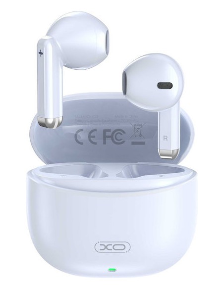XO X33 Tws In-ear Bluetooth Handsfree Ακουστικά με Θήκη Φόρτισης Λευκά