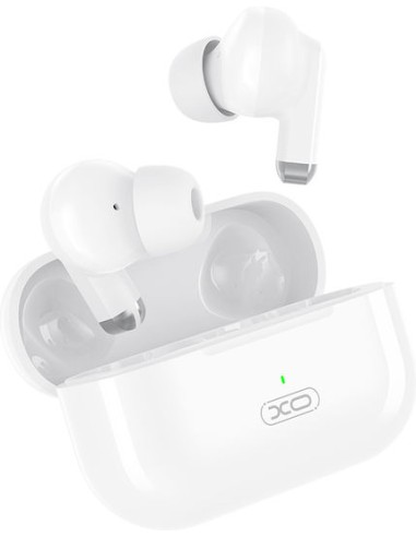 XO X40 TWS In-ear Bluetooth Handsfree Ακουστικά με Θήκη Φόρτισης Λευκά