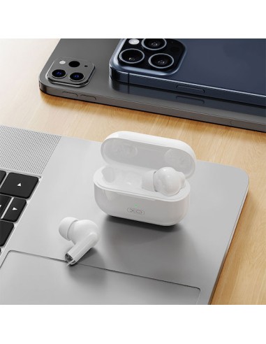 XO X40 TWS In-ear Bluetooth Handsfree Ακουστικά με Θήκη Φόρτισης Λευκά