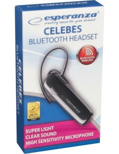 Esperanza EH184 Earbud Bluetooth Handsfree Ακουστικό Μαύρο 2