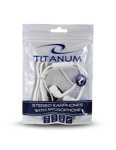 Ακουστικά Titanium 3,5mm με μικρόφωνο