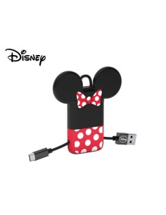 Tribe Keychain / Retractable USB 2.0 to micro USB Cable Πολύχρωμο 0.22m Minnie Mouse