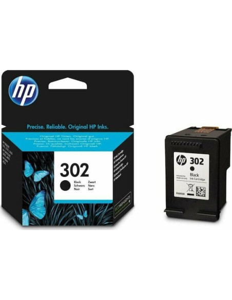 HP 302 Γνήσιο Μελάνι Εκτυπωτή InkJet Μαύρο