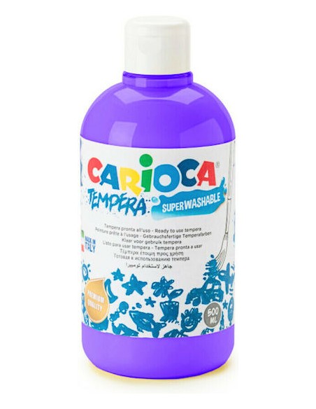 Carioca Τέμπερα Ζωγραφικής σε Μπουκάλι 500ml