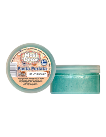 Pasta perlata 100ml (ΤΥΡΚΟΥΑΖ) MAXI DECOR PP-120