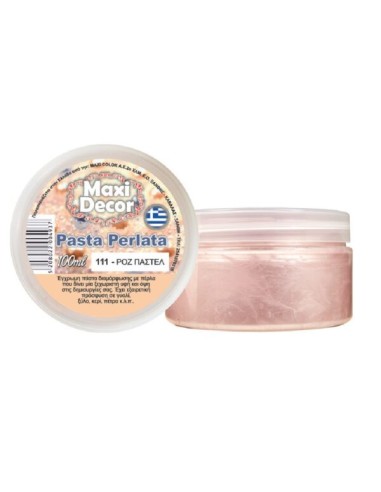Pasta perlata 100ml (ΡΟΖ ΠΑΣΤΕΛ) MAXI DECOR PP-111