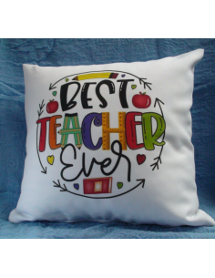 Μαξιλάρι για Δάσκαλο - Δασκάλα "Best Teacher Ever'