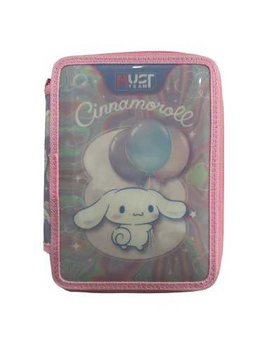 Σχολική Κασετίνα Διπλή Γεμάτη Cinnamoroll Must Team