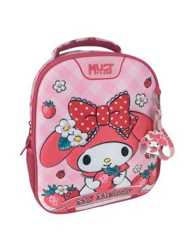 Σχολική Τσάντα Πλάτης Νηπίου My Melody Must Team με 2 Θήκες 2 Θήκες