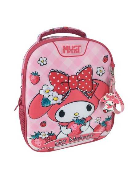 Σχολική Τσάντα Πλάτης Νηπίου My Melody Must Team με 2 Θήκες 2 Θήκες