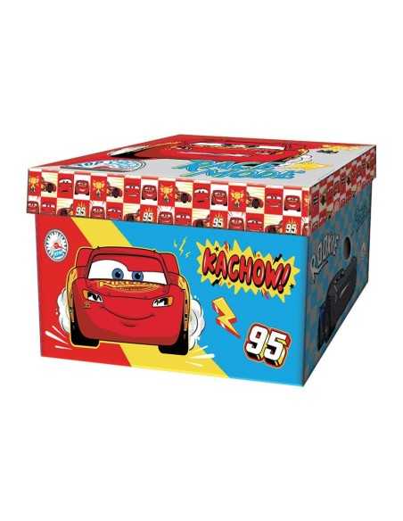 Κουτί Αποθήκευσης από Χαρτόνι 33x24x18εκ Cars