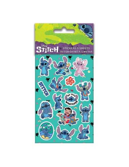 Αυτοκόλλητα 8x12 5 Φύλλα Lilo & Stitch