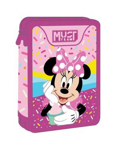 Σχολική Κασετίνα Διπλή Γεμάτη Disney Minnie Mouse Must Team