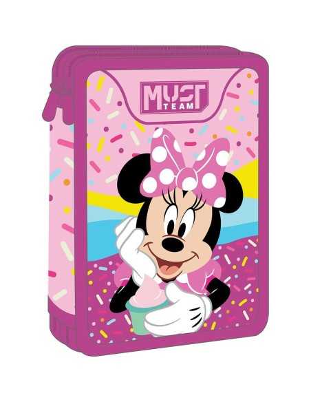 Σχολική Κασετίνα Διπλή Γεμάτη Disney Minnie Mouse Must Team